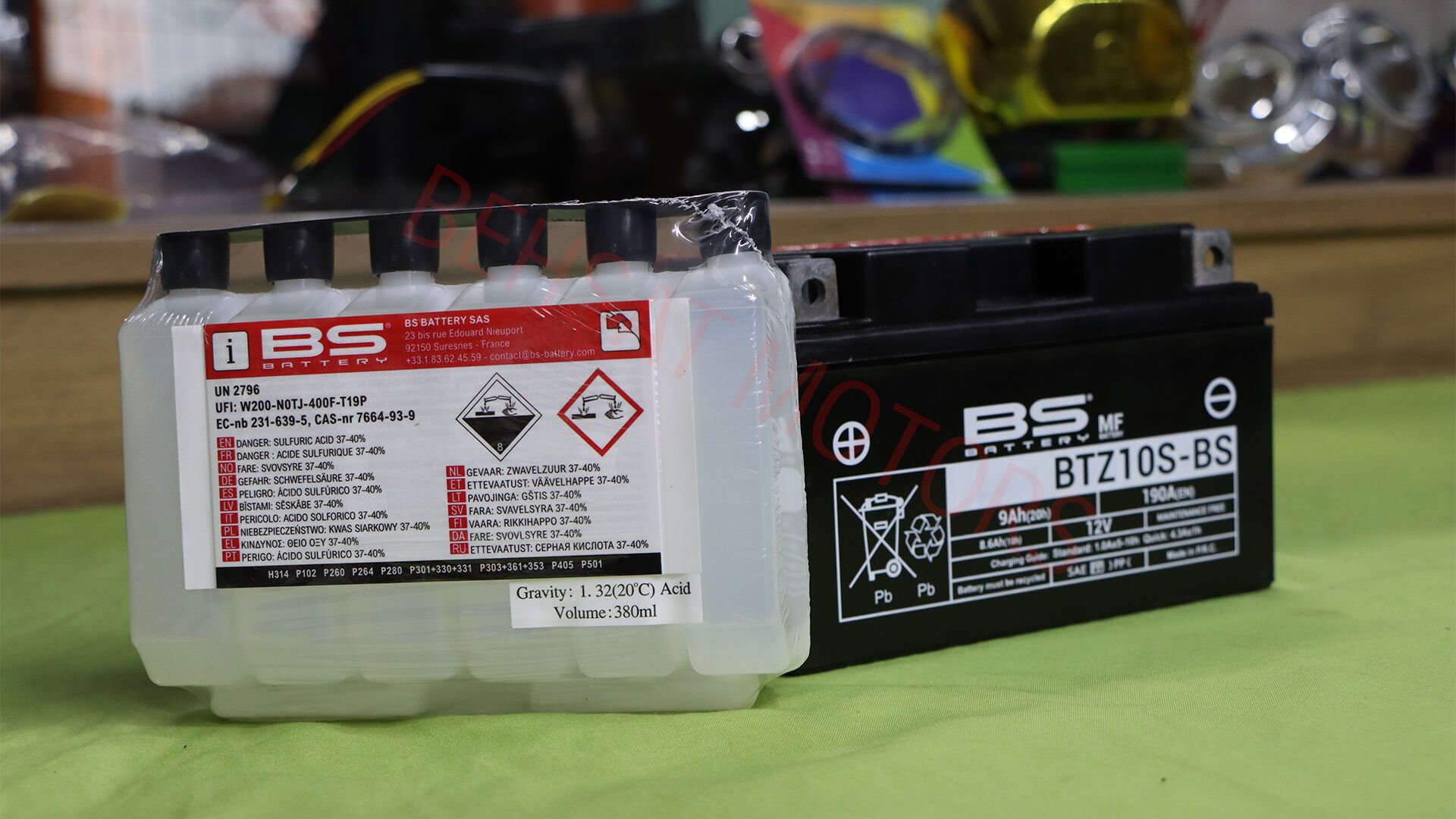 BS Motosiklet Aküsü BTZ10S (SLA) 12 Volt 9 Amper
