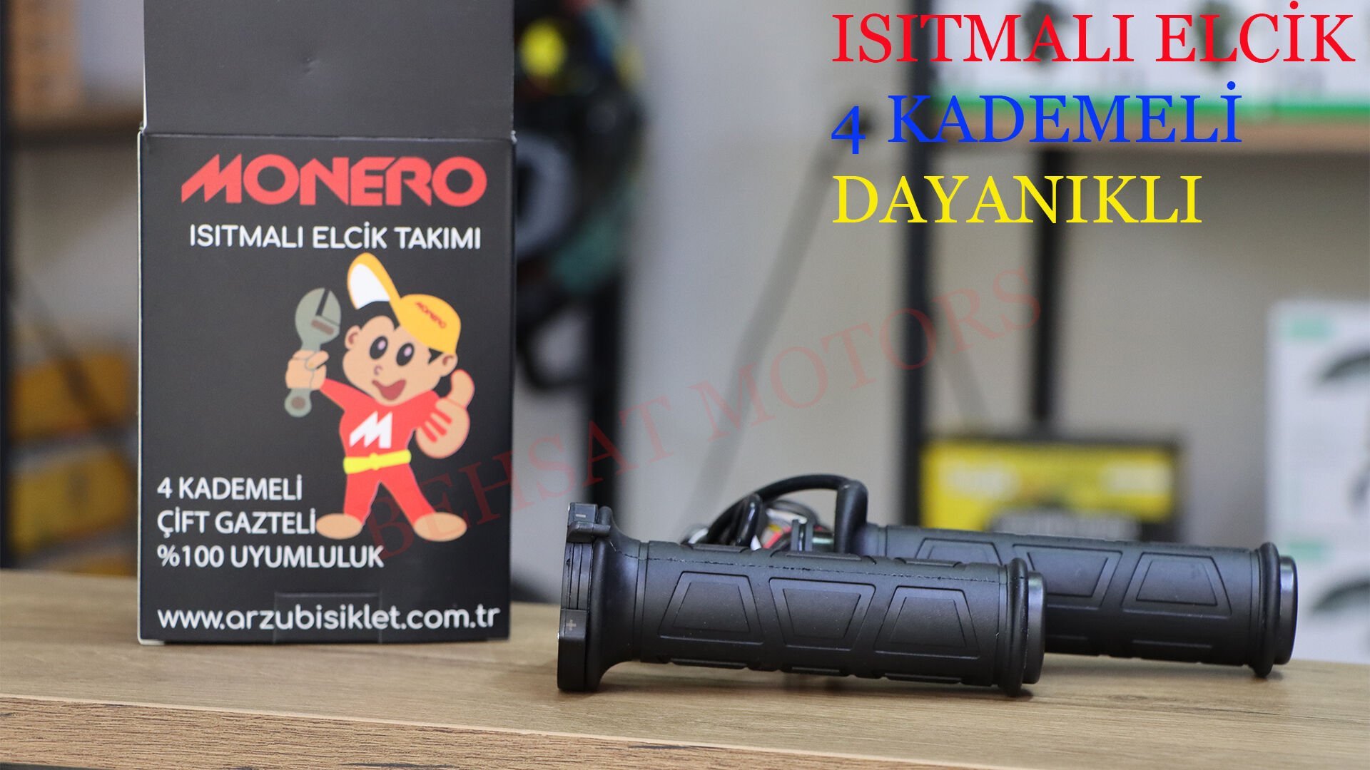 ELCİK TAKIMI ISITMALI 4 KADEMELİ ÇİFT GAZ TELİ