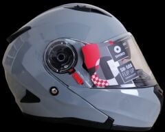 SHIRO Çene Açılır Seffaf Vizör Nardo Gri