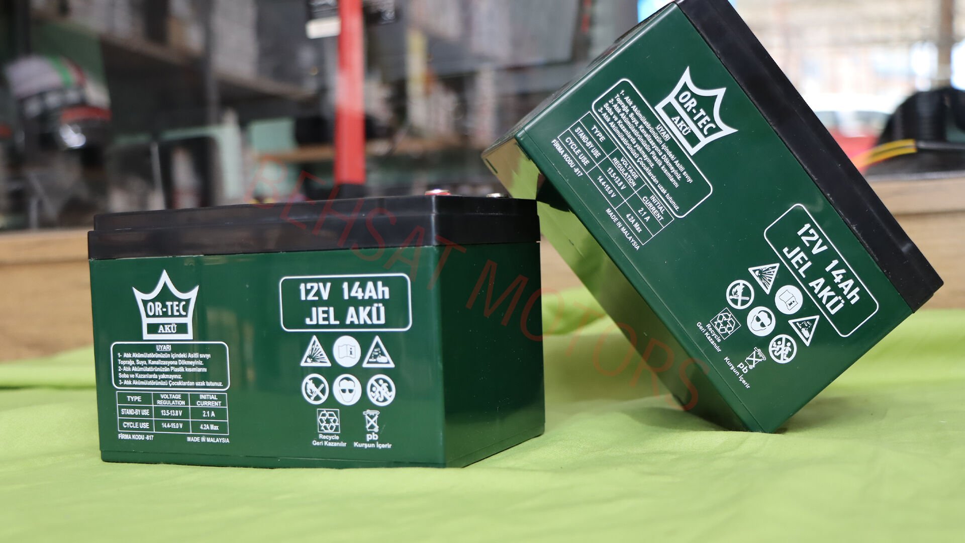 Or-Tech 12V 14Ah Jel Akü Vsm Uyumlu