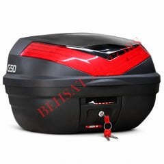 Wogen 50 LT Siyah Motosiklet Arka Çanta