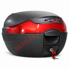 Wogen Motosiklet Arka Çanta 33 LT Siyah Karbon