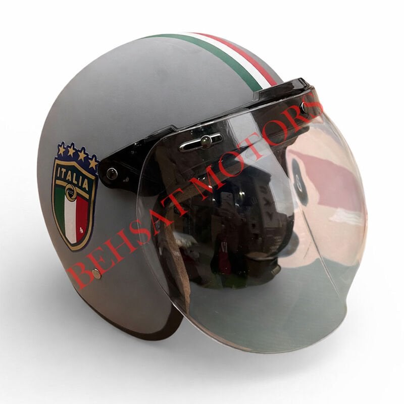 Retro Kask Gri
