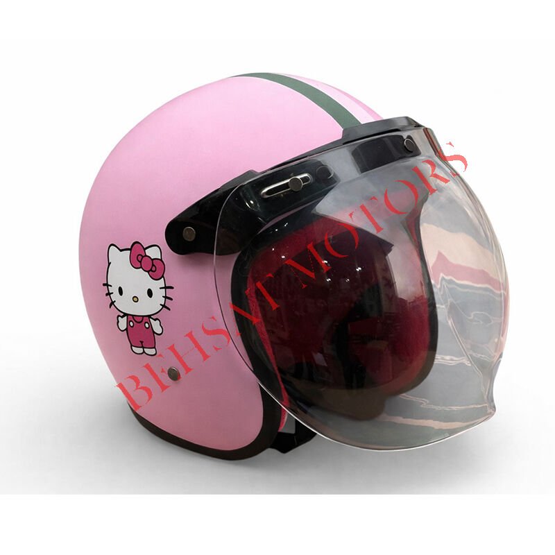 Retro Kask Pembe