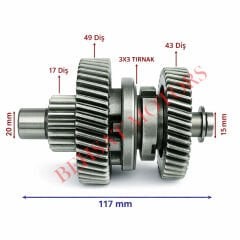 Şanzıman Komple Loncin 200 Atv